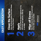 Miracle Sealants 511 Impregnator Advanced Penetrating Sealer for Countertops, Stone, Tile & Grout, Quart
