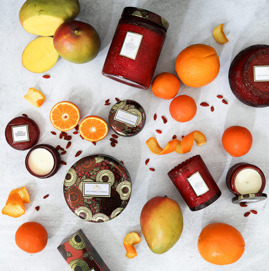 Voluspa Goji and Tarocco Orange - Large by Voluspa for Unisex - 18 oz Candle