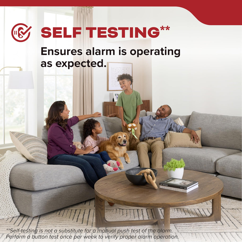 Kidde Hardwired Smoke Detector, 10-Year Battery Backup, Interconnectable, LED Warning Light Indicators, 2 Pack