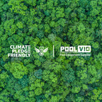 Poolvio Swimming Pool Leaf Skimmer Net, with 5 Sections Telescopic Aluminum Pole & Nylon Medium Fine Mesh Pool Net, Pool Cleaning Tool for Removing Leaves & Debris