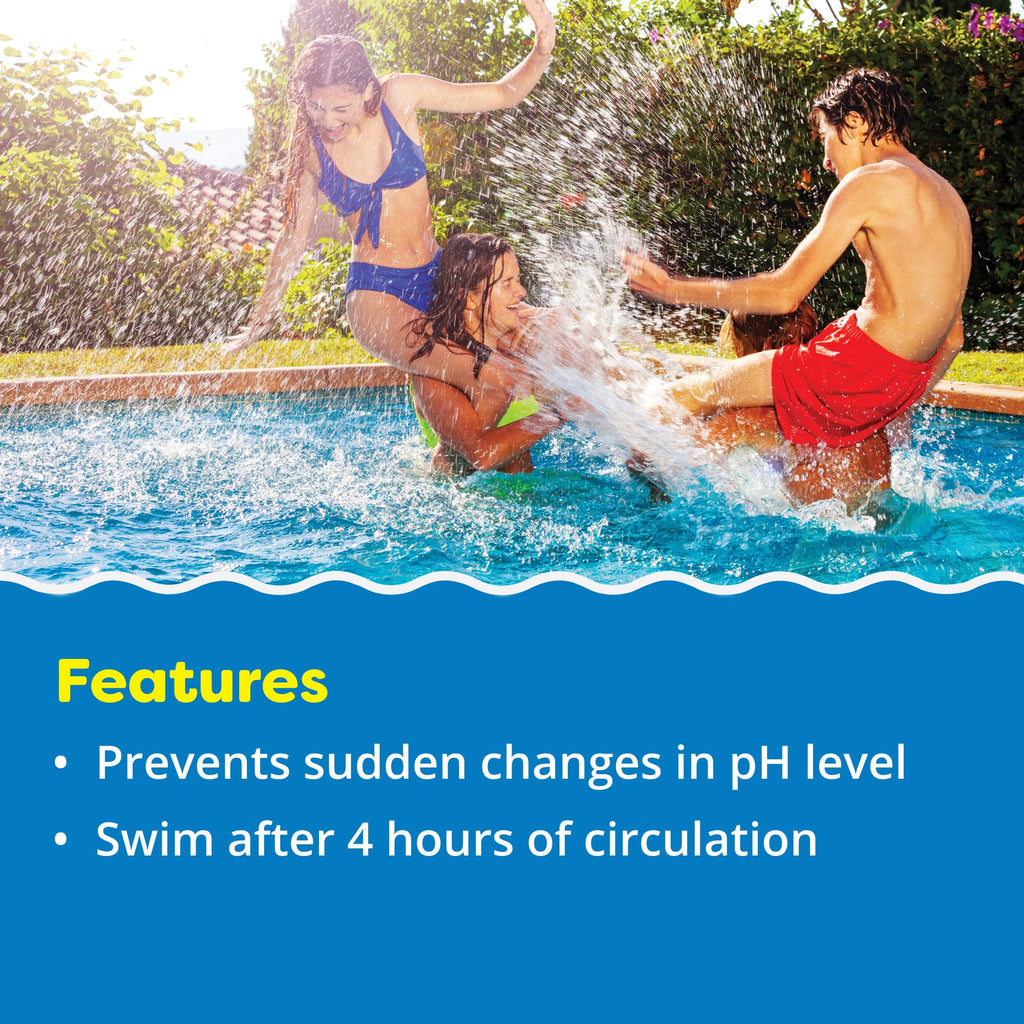 In The Swim pH Increaser for Pools - Granular 100% Sodium Carbonate (Soda Ash) to Raise pH Up - 45 Pounds