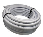 Sealproof 1.5" Dia Flexible PVC Pipe, Swimming Pool and Spa Hose Tubing, Schedule 40, Pump Filtration, Made In USA, 1-1/2-Inch, 25 FT, White