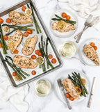 USA Pan Bakeware Half Sheet Pan, Set of 2 Baking Sheets, Aluminized Steel
