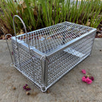 2PACK Live Humane Cage Mouse Trap Rat Catch Control Bait Hunting Survival for Indoor and Outdoor,Small Rodent Animal-Mice Voles Hamsters Cage (4.5x11x5.8 inch)