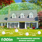24 Pack Deer Repellent, Rabbit Repellent, Deer Deterrent, Powerful Deer Repellent for Yard, Keep Deer Out from Fence Plant Trees Garden Home