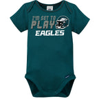 NFL baby boys 3 Pack Short Sleeve Bodysuit, Team Color, 3-6 Months US
