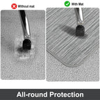 Perfect for Carpet Floors: Protect Your Floor from Scratches and dust of Any Kind with This Perfect Chair mat for Carpeted Floors. The Office Chair mat is Designed for Most Carpet Floors.