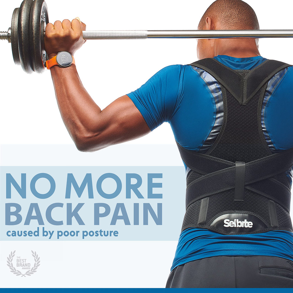 Back Brace Posture Corrector for Men and Women - Adjustable Posture Back Brace for Upper and Lower Back Pain Relief - Muscle Memory Support Straightener (Small)