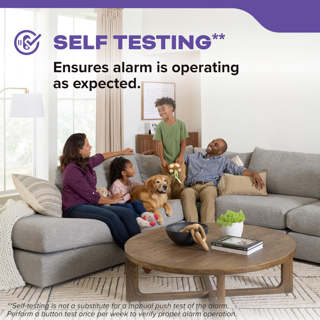 Kidde Smoke & Carbon Monoxide Detector, AA Battery Powered, LED Warning Light Indicators