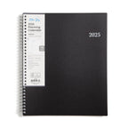 Blue Sky 2025 Weekly and Monthly Planner Calendar, January - December, 8.5" x 11", Flexible Cover, Laminated Tabs, Wirebound, Storage Pocket, Enterprise