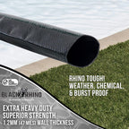 U.S. Pool Supply Pool Backwash Hose 1 1/2 Inch Diameter x 50 Feet - Discharge Hose for Pump, Sand Filter & Sump Pump Hoses - Burst Resistant Lay Flat Drainage Hoses for Inground & Above Ground Pools