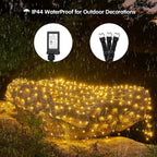 BlcTec Christmas Net Lights, 360 LEDs 9.8ft x 6.6ft Outdoor Christmas Bush Lights with 8 Modes, Timer, Connectable, Waterproof and Sturdy Green Weir for Trees, Bushes, Outdoor Christmas Decorations