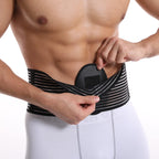 Umbilical Hernia Belt for men (premium compression pad). Umbilical hernia belt for women: prevention of surgery. Abdominal binder for men - Hernia support belt women (hernia belts): pain relief (L/XL)