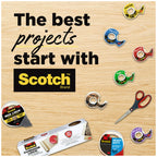 Scotch Magic Tape, Invisible, Back to School Supplies and College Essentials for Students and Teachers, 12 Tape Rolls, 3/4 x 1000 Inches