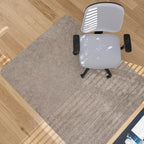 Placoot Desk Chair Mat for Hardwood Floor Corduroy Surface 1/6" Thick 55"x35" Office Chair Mat for Rolling Chairs-100% Large Anti-Slip Backing Under Desk Low-Pile Office Rug Floor Mat for Office/Home
