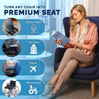 ComfiLife Premium Gel & Memory Foam Seat Cushion – Doctor Recommended Office Chair Cushion, Car Seat Cushion – Chair Cushions for Back & Sciatica Pain Relief – Seat Cushions for Office & Desk (Brown)