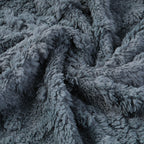 Aganear Fleece Throw Blanket - Cozy Soft Lightweight Fuzzy Throw Blanket for Women Portable Throw Blankets for Couch, Warm Present for Birthday, Christmas, Halloween, Housewarming(50"x60", Gray)