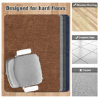 Placoot Desk Chair Mat for Hardwood Floor Corduroy Surface 1/6" Thick 55"x35" Office Chair Mat for Rolling Chairs-100% Large Anti-Slip Backing Under Desk Low-Pile Office Rug Floor Mat for Office/Home