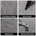 AiBOB Office Chair Mat for Hardwood Floor & Tile Floor, 36" x 48"Heavy Duty Computer&Desk Chair Mat for Rolling Chairs, Hard Floor Protector for Home Office
