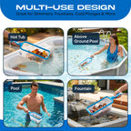 The Skimmie Swim-N-Scoop in-Pool Handheld Skimmer Net for Scooping Debris, Leaves, and Bugs While Swimming