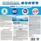 Bromine Tablets for SPA Hot Tub 1lb Brominating Tablets Booster Eliminates Bacteria Algae Soft Water Feel No Chlorine Odor Chemical Sanitizer Chlorine Alternative