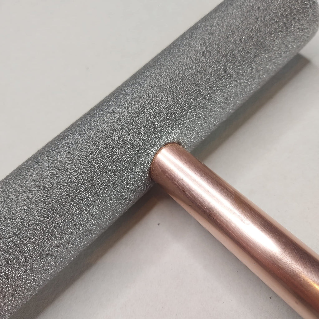 Accuplumb - Pipe Lagging Tool - Perfect Foam Pipe Lagging Cutter Slice for 45-Degree Angles and Copper Pipe insulation. 15mm & 22mm Set
