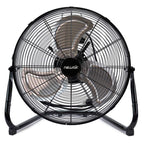 NewAir 18" High Velocity Industrial Floor Fan, Heavy Duty Metal Fan, Adjustable Tilt and 3 Speeds up to 4012 CFM, Rotatory Switch | Garage Fan for Indoor, Warehouse, Workshop, Gym or Home