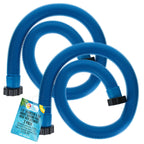 U.S. Pool Supply Above Ground Pool Hose Replacement 1.5" Diameter x 59" Long, Pack of 2, Blue - Compatible with Intex 29060E, Pool Filter Pump Hoses, Sand Filters, Saltwater Systems 1,500 to 2,500 GPH