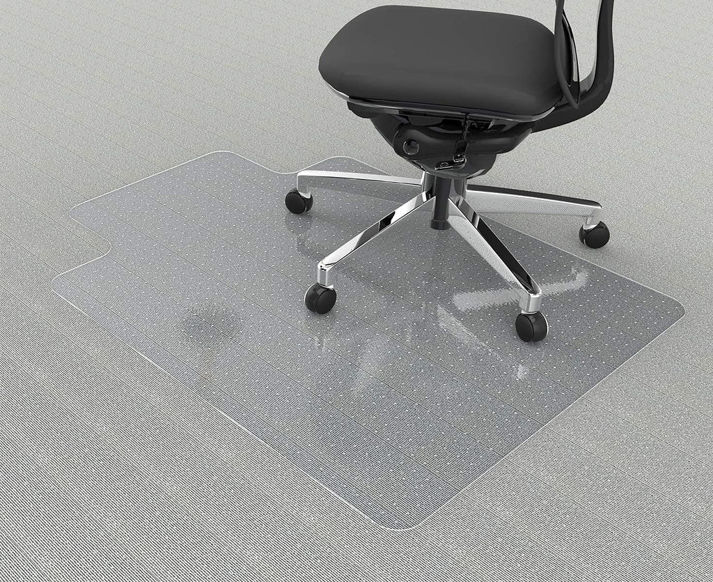 HOMEK Studded Carpet Chair Mat, 48” x 36” Heavy Duty Office Desk Chair Mat for Carpet