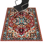 PROHALO Office Chair Mat for Hardwood Floor, 48"x60" Desk Chair Mat for Rolling Chairs, Non Slip Computer Chair Mat, Office Rug Mat for Office Home Hard Floor, Under Desk Mat for Gaming Chair-Deep Red