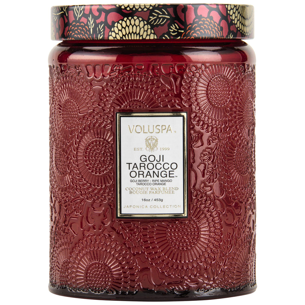 Voluspa Goji and Tarocco Orange - Large by Voluspa for Unisex - 18 oz Candle