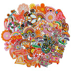 RF-patch 48Pcs Hippie Iron on Patches for Girl, Embroidered Boho Iron on/Sew on Patch for Clothes, Hats, Jeans, Dress, Backpacks, Etc