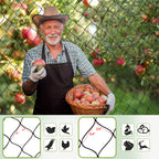 ZL 25' X 50' Net Netting for Bird Poultry Aviary Game Pens New 2.4" Square Mesh Size…