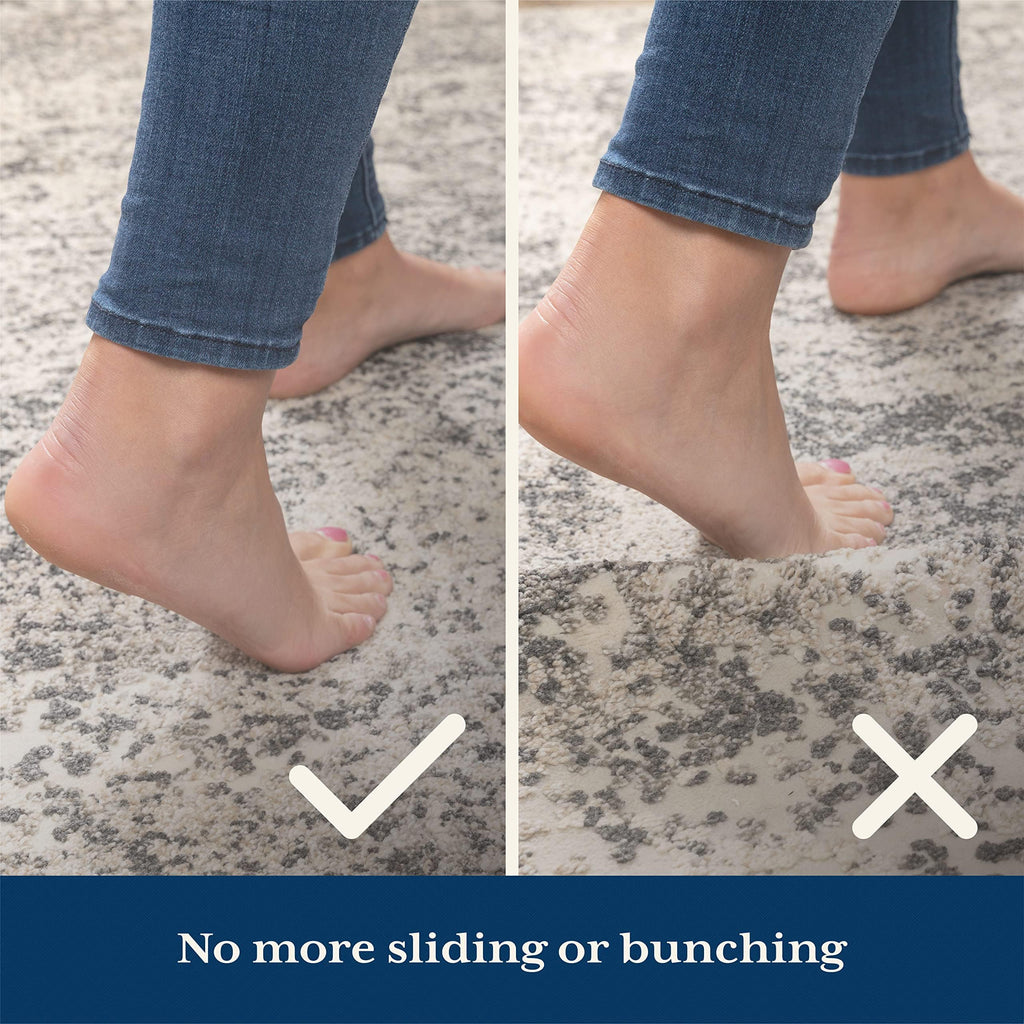 Rug Gripper Pad for Hardwood Floors, Thick Non Slip Rug Pads for Area Rugs, Rug Grippers for Tile Floors, Under Carpet Anti Skid Mat, Keep Your Rugs Safe and in Place, 2x3 Ft