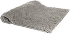 Basics Bathroom Rugs, Extra Soft Absorbent Shag Bath Rugs, Non-Slip, Dry Quickly, Machine Washable, Bath Mats for Bathroom Floor, Tub and Shower, 21" x 34", Platinum