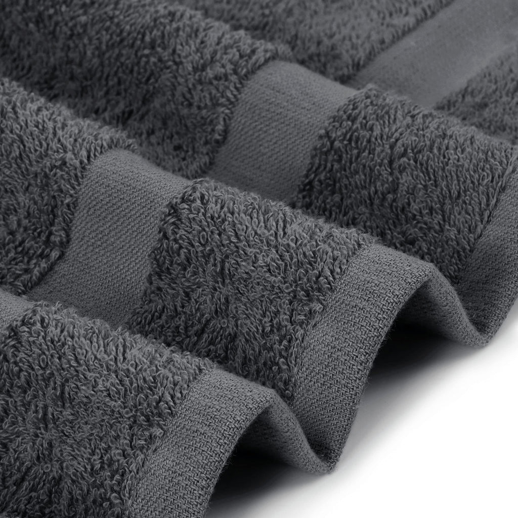 Utopia Towels - Salon Towel, Pack of 12 (Not Bleach Proof, 16 x 27 Inches) Highly Absorbent Cotton Towels for Hand, Gym, Beauty, Hair, Spa, and Home Hair Care, Grey