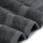 Utopia Towels - Salon Towel, Pack of 12 (Not Bleach Proof, 16 x 27 Inches) Highly Absorbent Cotton Towels for Hand, Gym, Beauty, Hair, Spa, and Home Hair Care, Grey