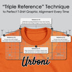 (Upgraded - XL Size) Tshirt Ruler Guide Vinyl Alignment - Shirt Measurement Tool Placement Center Design, DTF Template, Left Chest Logo, Accessories for Cricut, Heat Press Sublimation Iron on HTV