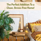 Maison Palo Santo | Pure Palo Santo Candle | Essential Oil Aromatherapy Candle | 4oz Soy Wax Palo Santo Scented Candle | Palo Santo from Ecuador | Purification & Cleansing Candle |Free Palo Santo