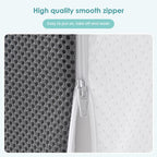 Wedge Pillow Cover Fitted 7.5" Bed Wedge 24" W x 24" L x 7.5" H, Soft Machine Washable Wedge Pillow Case, Only One Cover