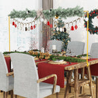Xiomot Over the Table Rod Stand with Clamps Adjustable 13''-42'' Tall 29"-98" Length Gold Table Arch Hanging for Wedding Birthday Party Halloween Christmas Decoration