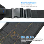 BRMDT Gait Belt Transfer Belts for Seniors, Adjustable Gate Belts Medical for Elderly and People with Limited Mobility, Comfortable 5.4" Wider Back Belt with 7 Ergonomic Handles (30.9"-55.9")