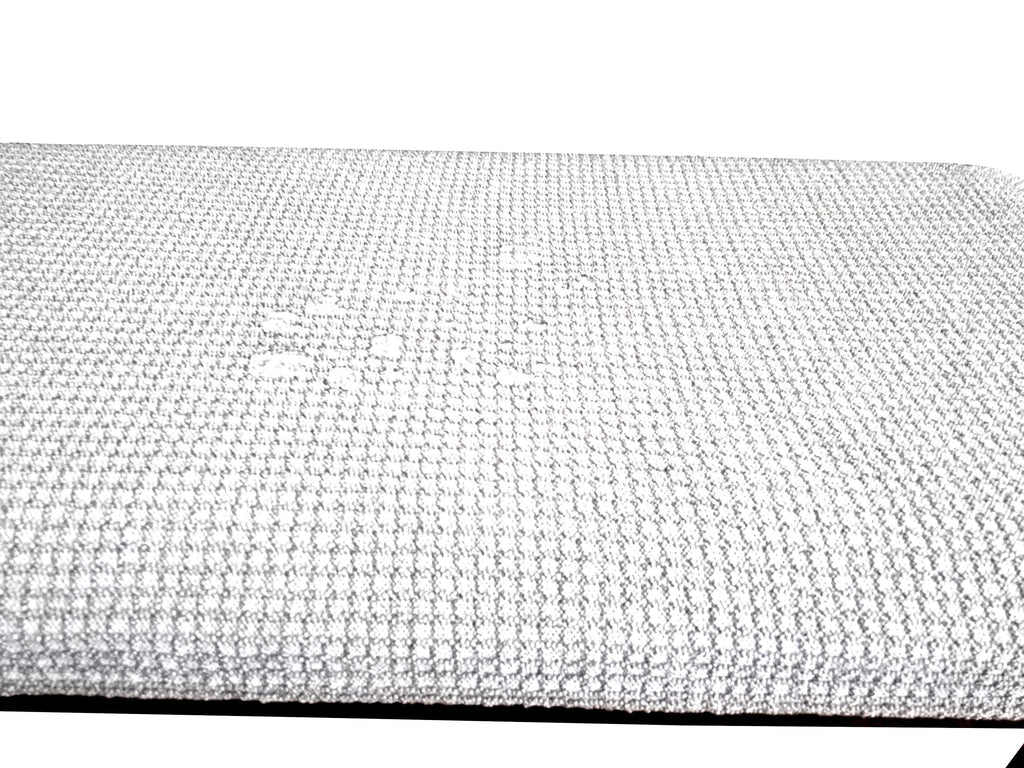 Qualitrusty Waterproof Piano Bench Cover - Perfect for Pets, Kids, Elderly, Weddings, Parties - Machine Washable, Elastic, Removable - Cleans Easily(Beige)