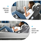 Gleur Wedge Pillow Set For After Surgery- Memory Foam Orthopedic Bed Wedge Pillow Post Surgery Adjustable Incline for All Sleeping, Sitting Positions, Acid reflux Includes a Desk Pillow Patent Pending