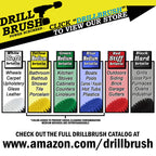 Drill Brush Power Scrubber by Useful Products Drillbrush 3 Piece Drill Brush Cleaning Tool Attachment Kit for Cleaning Furniture, Carpet, Chairs, Shower Door Glass – Drill Brush Wheel Cleaner Kit