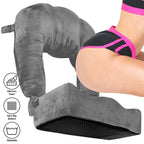Brazilian Butt Lift Pillow + Back Support Cushion – Dr. Approved BBL Foam Pillow with Carrying Bag and Back Pillow for Post Surgery Recovery – Comfortable and Firm Butt Support Cushions Set - Grey