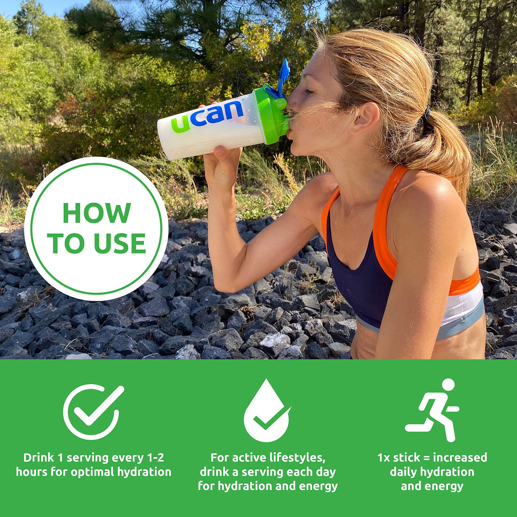 UCAN Hydrate, Pineapple, Keto, Sugar-Free Electrolyte Replacement for Men & Women, Non-GMO, Vegan, Gluten-Free, Great for Runners, Gym-Goers and High Performance Athletes | 30 Servings (3.15 Ounces)
