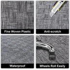 AiBOB Office Chair Mat for Hardwood Floor & Tile Floor, 36" x 48"Heavy Duty Computer&Desk Chair Mat for Rolling Chairs, Hard Floor Protector for Home Office