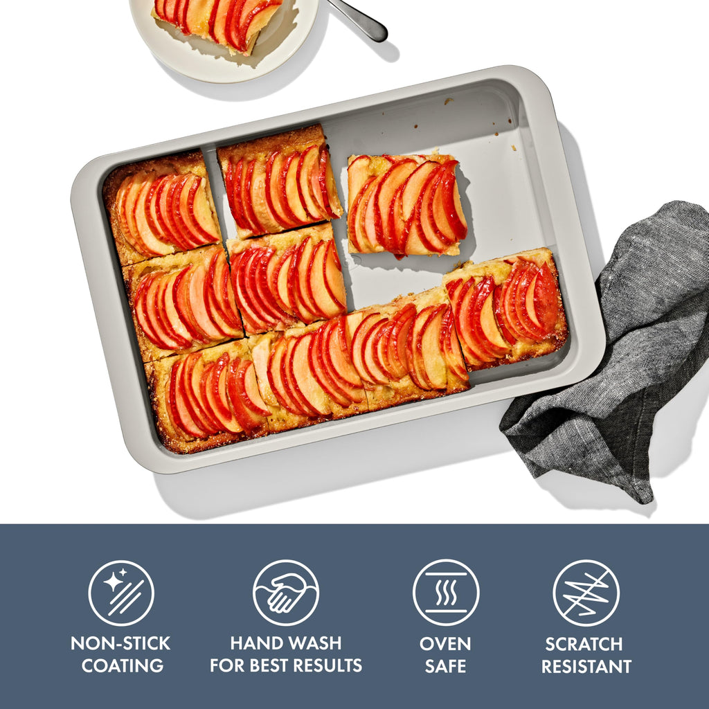 OXO Good Grips Non-Stick Pro Ceramic Coated Metal Bakeware 9” x 13” Cake Pan – Storm Blue