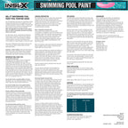 INSL-X Waterborne, Semi-Gloss Acrylic Pool Paint, White, 1 Gallon